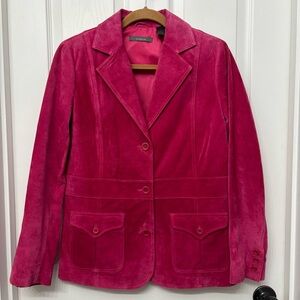Liz Claiborne Suede Blazer Jacket | Medium
